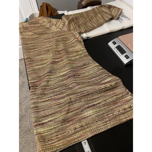 Coldwater Creek Light Sweater Womens 2X Multicolor Space Dye A Line Tunic NEW - Picture 7 of 8